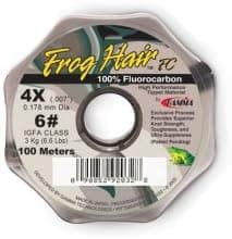 Frog Hair Fluorocarbon 5X Tippet Spool 25 Meters