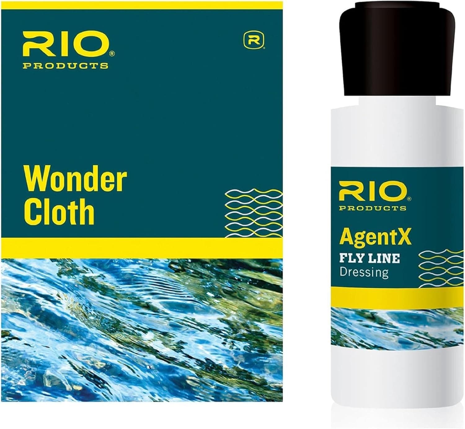 Rio Products Fly Fishing Line Cleaning Kit with Wonder Cloth and Fly Line Dressing