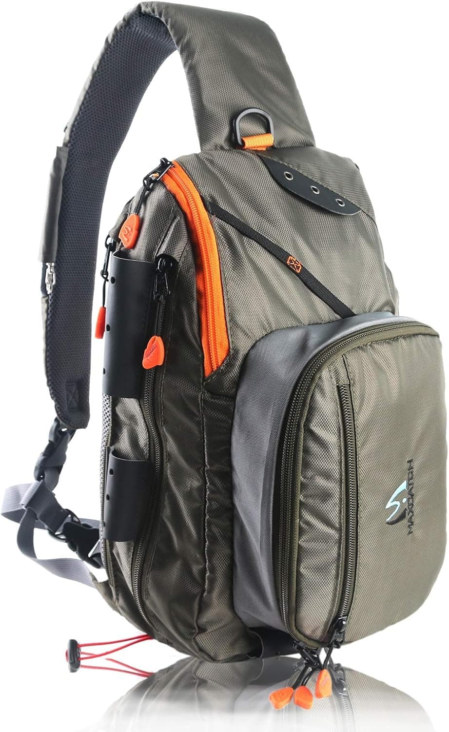 M MAXIMUMCATCH Maxcatch Fly Fishing Sling Pack Tackle Storage Shoulder Bag
