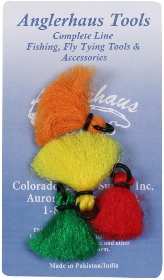 Creative Angler Strike Indicator Poly Yarn, Fly Fishing Accessories, 4 Pack