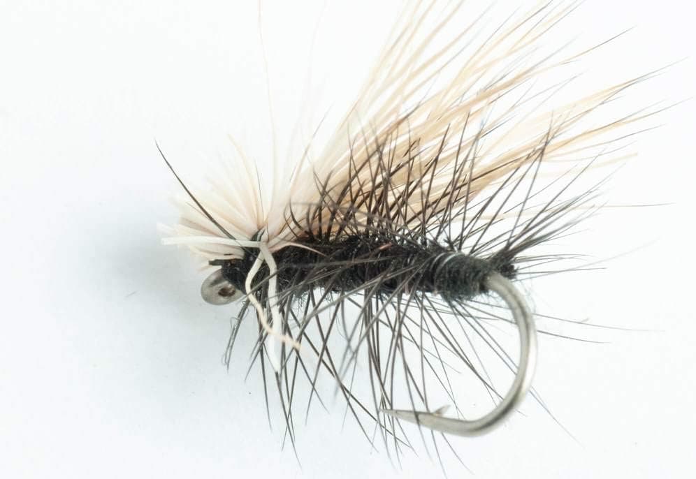Elk Hair Caddis Dry Fly - Tan, Olive or Black - 6 Pack