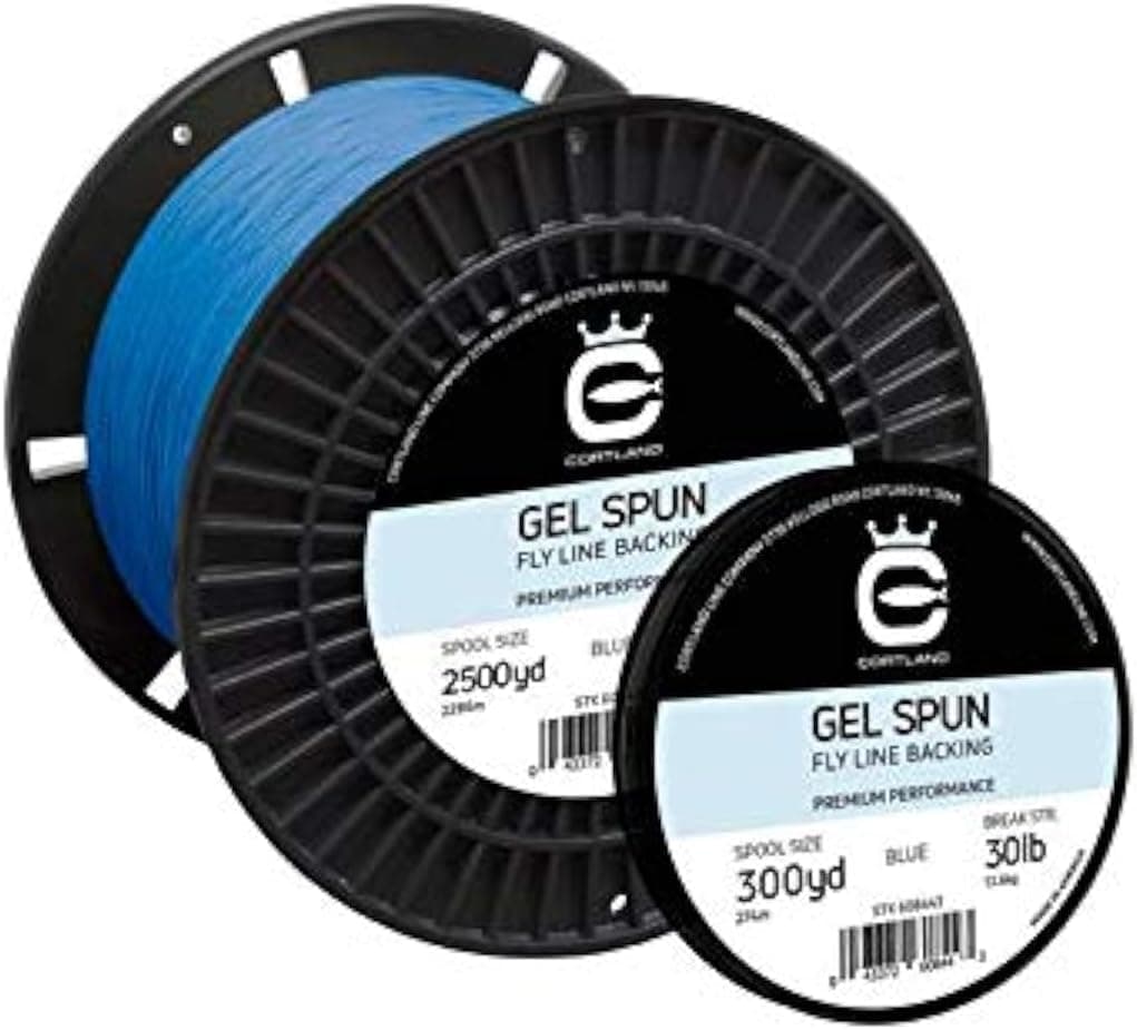 Cortland Gel Spun Fly Line Backing 300 Yards 30 LB White