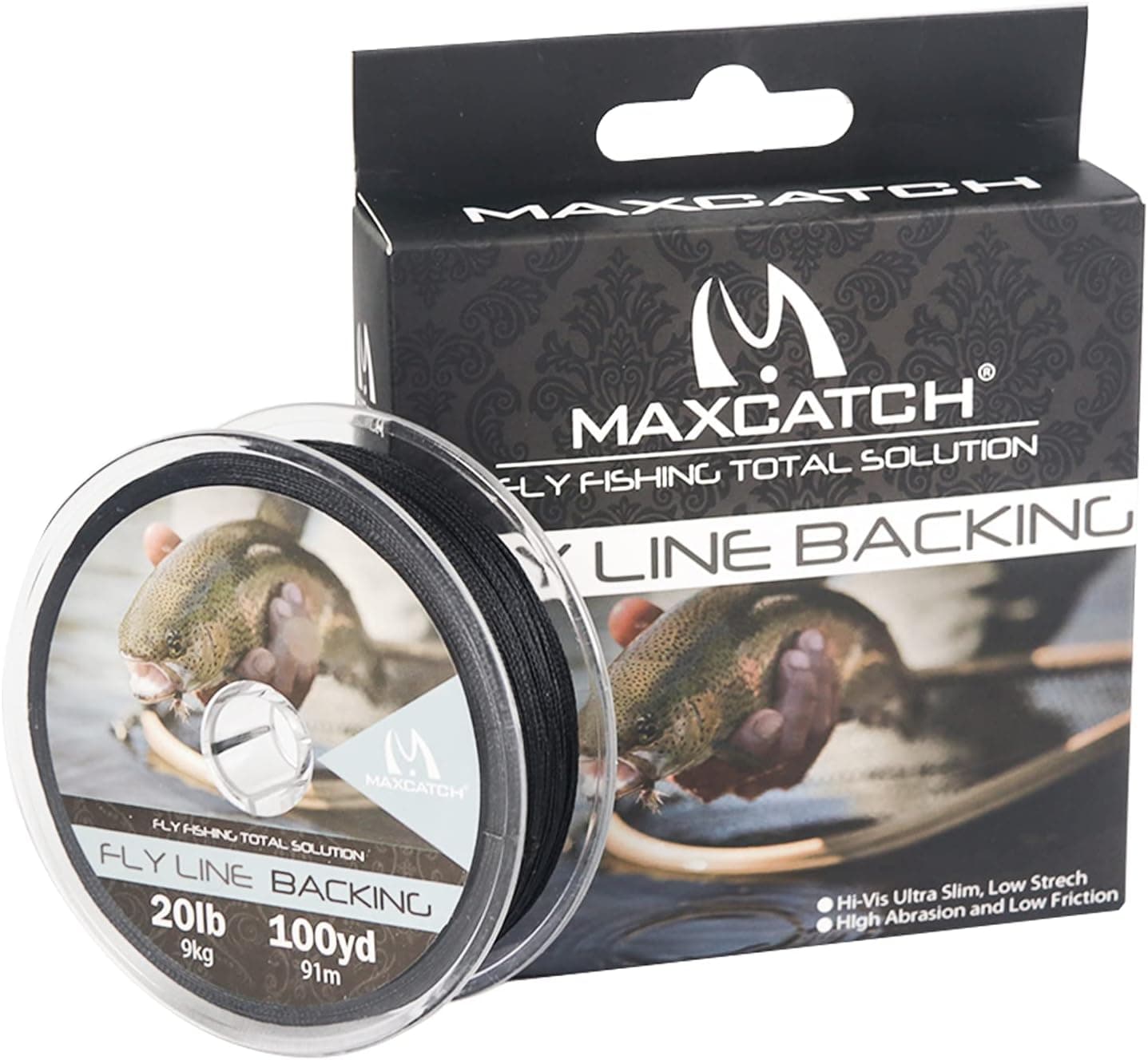Maxcatch Braided Fly Line Backing for Fly Fishing 20/30lb 100yards