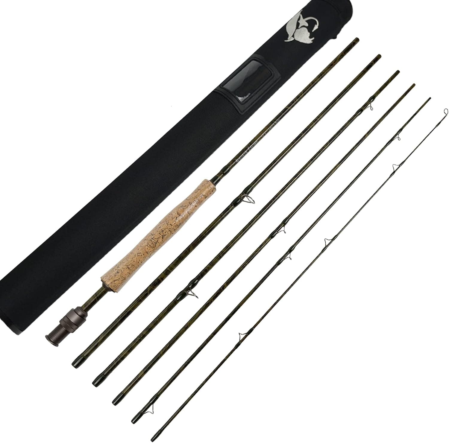 Z Aventik Economic 6 Pieces Travel Fly Fishing Rod - Fast Action Super Compact