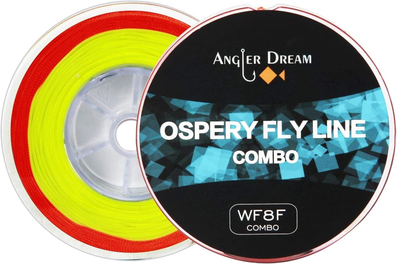 ANGLER DREAM 100FT Weight Forward Fly Line Combo with Braided Backing and Tapered Leader