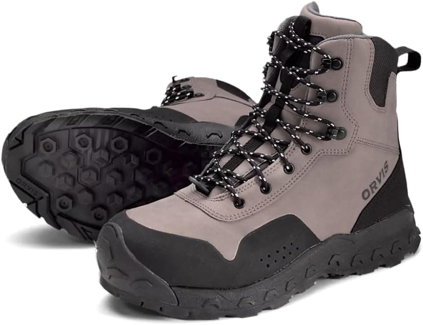 Orvis Clearwater Men's Wading Boots - Durable Rubber Sole and Synthetic Leather Upper
