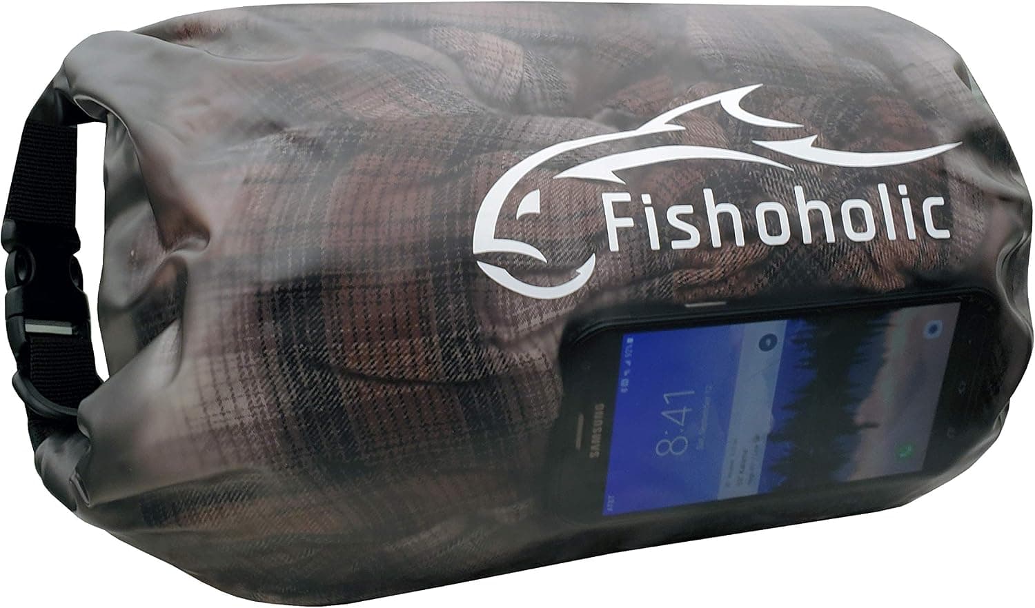 Fishoholic Dry Bag, Waterproof Gear Bag for Kayaking Boating Fishing