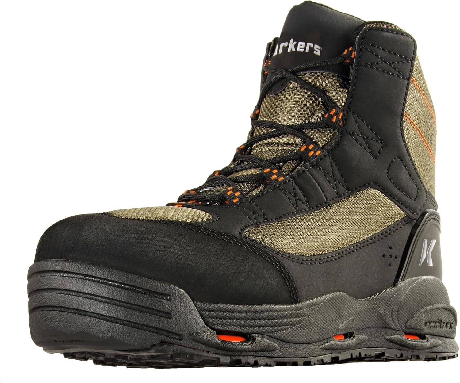 Korkers Greenback Wading Boots - Includes Interchangeable Kling-On and Studded Kling-On Soles