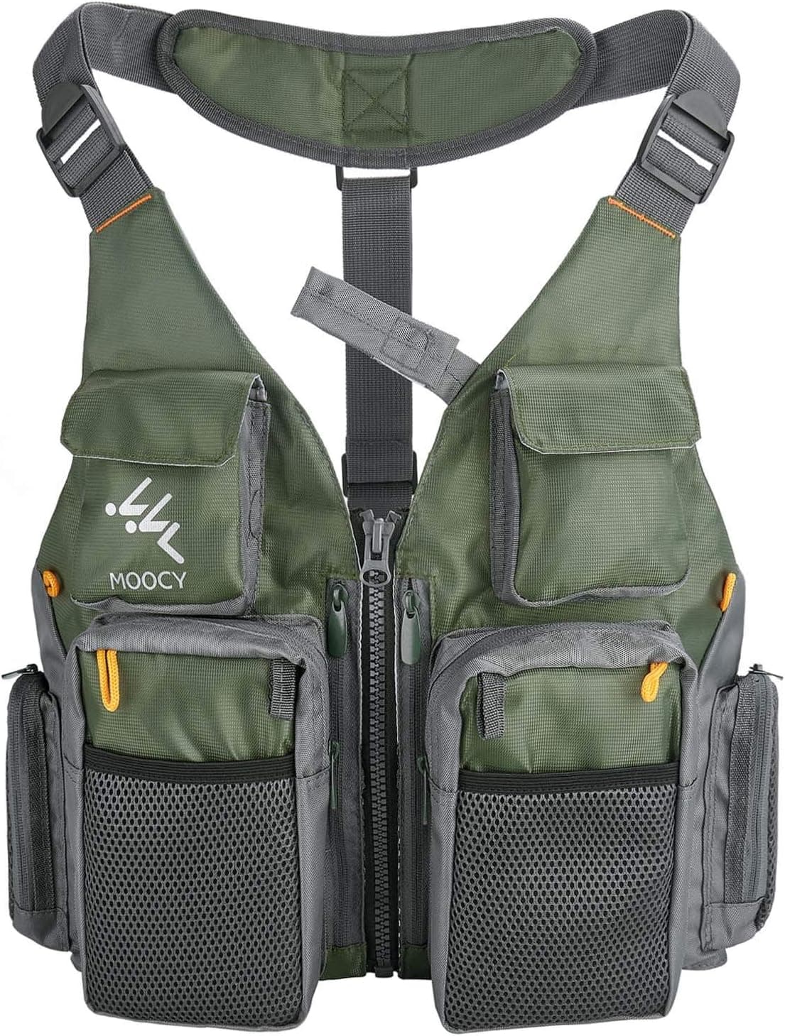ACCSS Mesh Fishing Vest, Multi Pockets Adjustable for Men and Women