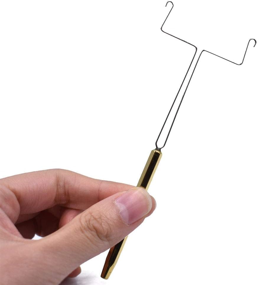 PHECDA PROFLY Fly Tying Tool Series - Bobbin Holder with Ceramic Tips, Threader, Rotary Whip Finisher, Hackle Plier, Bodkin