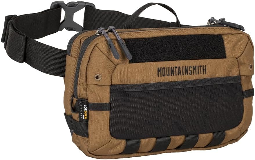 Mountainsmith Timber Lumbar Waist Pack, Fly Fishing Fanny Pack, Coyote Brown
