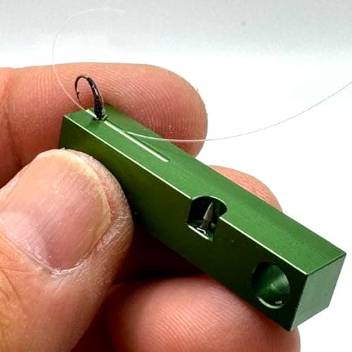 Tippet Threader for #6-#20 Flies, NINJA Fly Fishing - Bull's Eye, 2x-7x Tippet, Stainless Steel Needle, Magnetic Fly Catcher, Aluminum, 1-Piece
