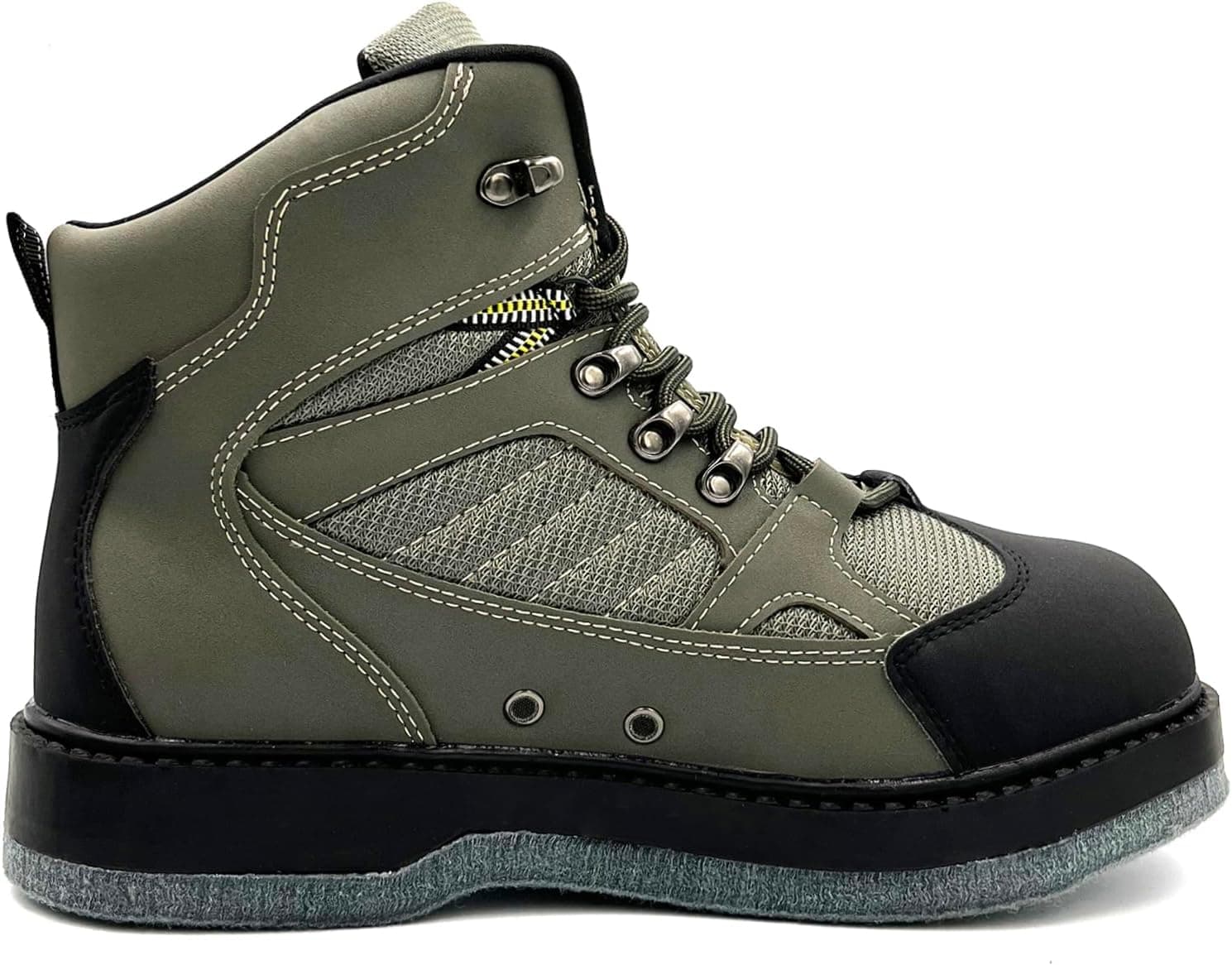 lurewilder Pro Fishing Wading Boots for Men with Felt Bottom, Wader Boots for Fly Fishing