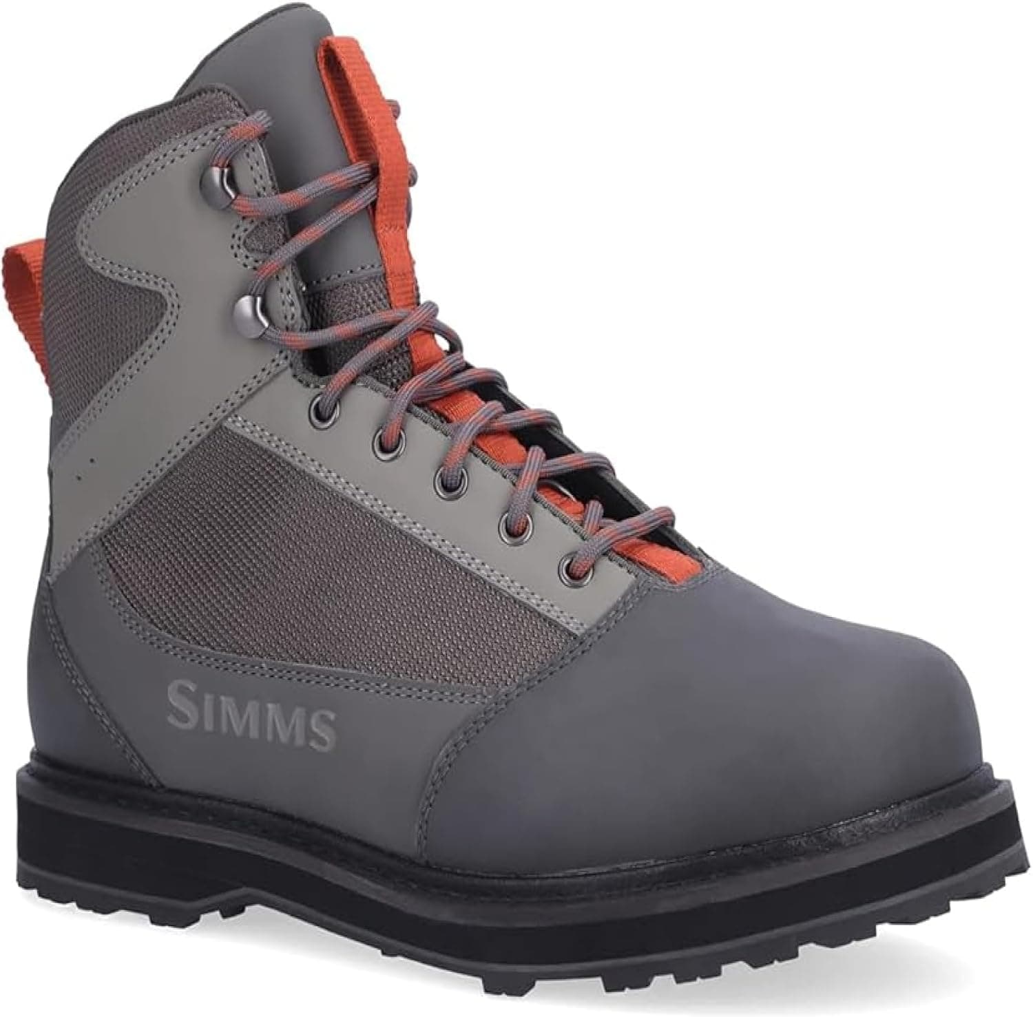 Simms Tributary Rubber Sole Wading Boots for Men and Women - Rugged Fishing Shoes with Ankle Support