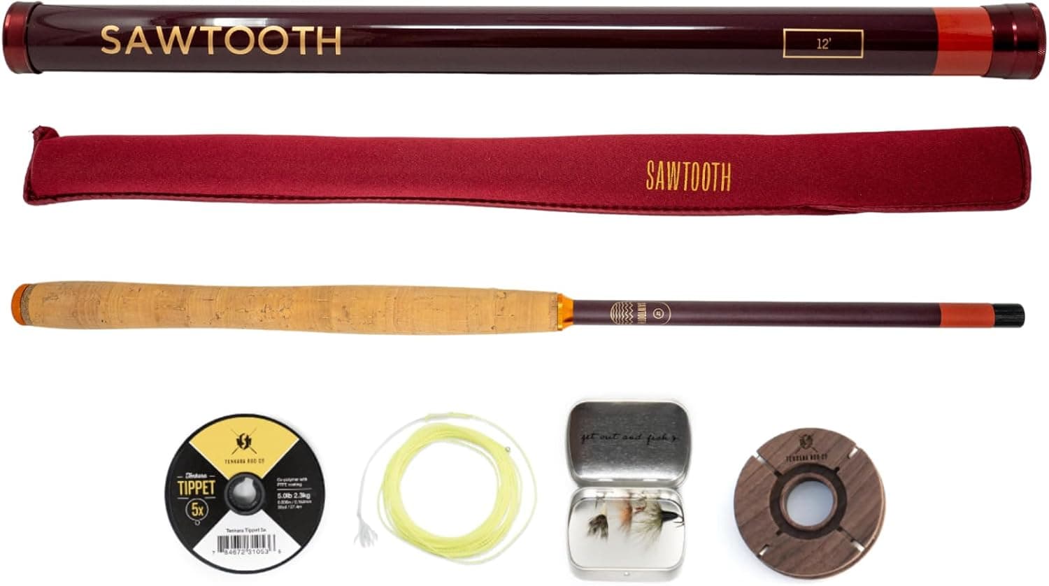 Tenkara Rod Co. Sawtooth Fly Fishing Rod - Package