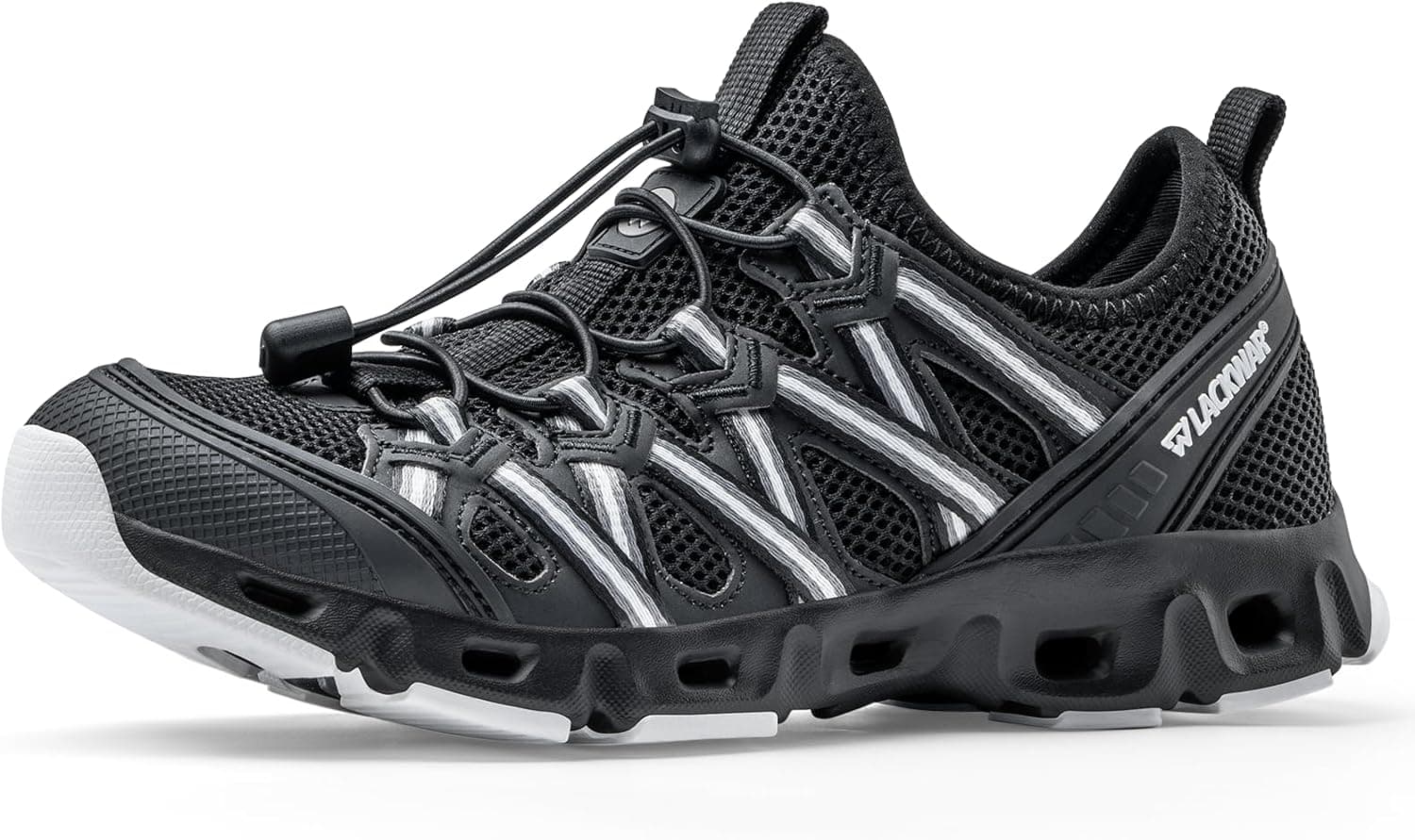 Men's Quick-Dry Water Shoes for Hiking Fishing, Lightweight Water Sneakers with Drainage Holes