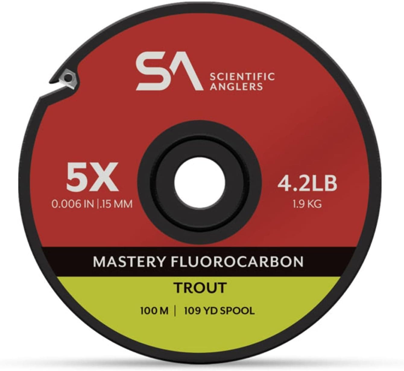 Scientific Anglers Mastery Trout Fluorocarbon Guide Spool Tippet 100M 5X
