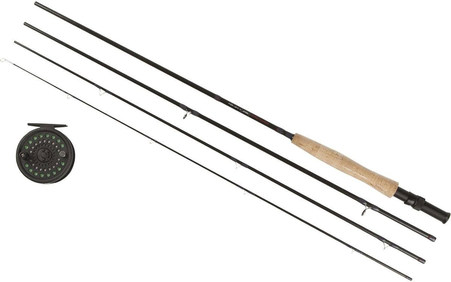 Scientific Anglers Saltwater Fly Fishing Outfit, 7/8 Weight 4-Piece Graphite Rod with Disc Drag Reel