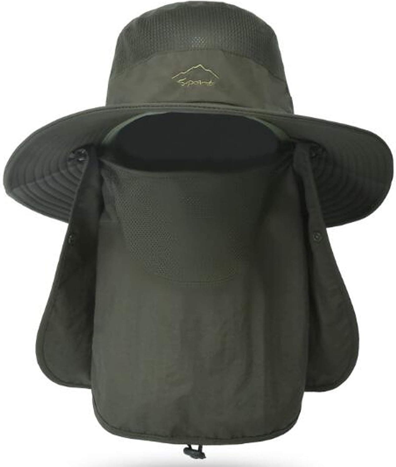 Fishing Hat for Men and Women Outdoor UV Sun Protection with Face Cover and Neck Flap