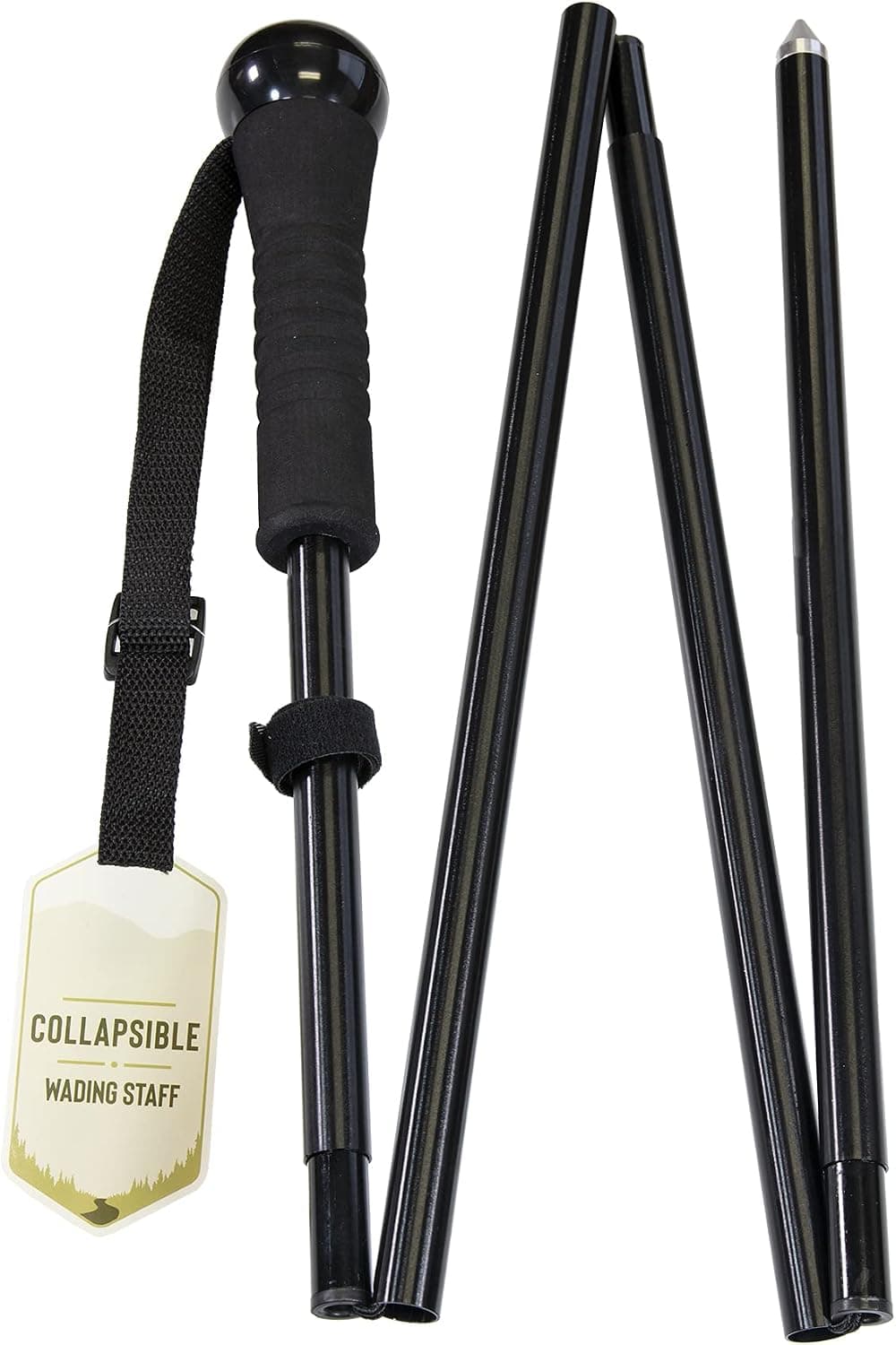 COLDWATER FLY FISHING Wading Staff - 54 Inch Extended, 15 Inch Collapsed