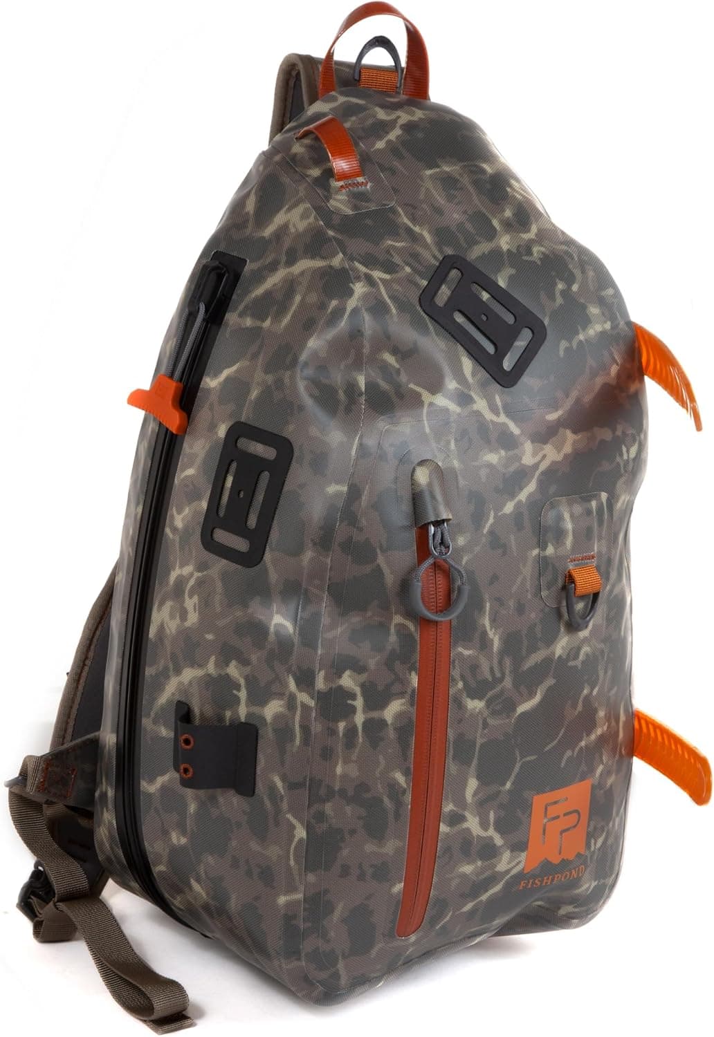 fishpond Thunderhead Submersible Waterproof Fly Fishing Sling Pack, Eco Shadowcast Camo