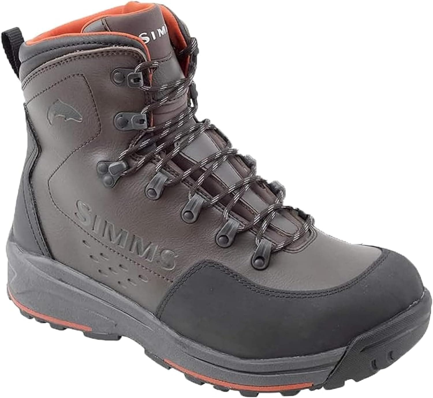 Simms Freestone Wading Boots for Men - Rugged Rubber Sole Fishing Shoes with Traction Control