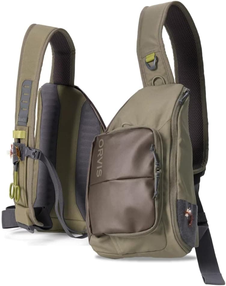 Orvis Mini Sling Fly-Fishing Pack, Dusty Olive
