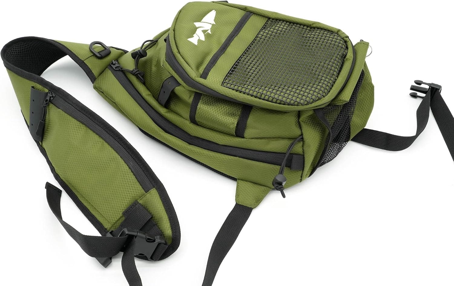 NIRVANA Fly Fishing Sling Pack, Olive